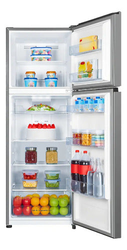 Refrigerador Heladera Panavox Rd-430 Silver 322 Litros Color Plateado