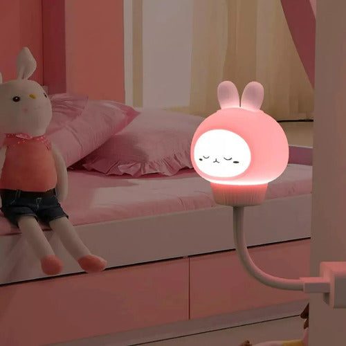 Veladora Usb Luz De Noche Dormitorio Dormir Bebe/niño