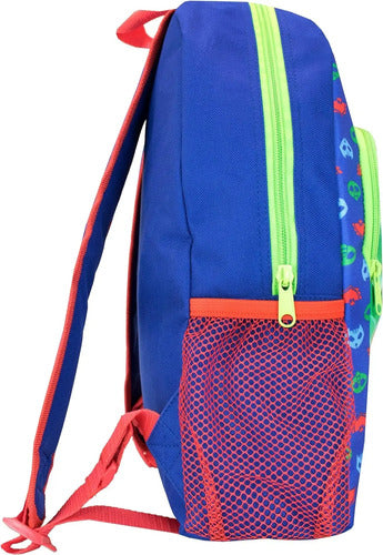 Mochila Niño/niña Pj Masks Infantil Jardin Escolar Azul Liso