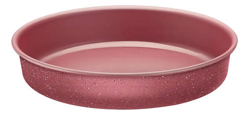 Juego De Batería De Cocina Tramontina 10 Piezas Linz Rosa