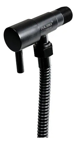 Ducha Higienica Negra Metalica Italomix Lh-3325