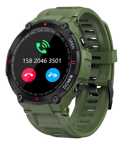 Smartwach Reloj Inteligente Militar Resistente Al Agua Tgouy