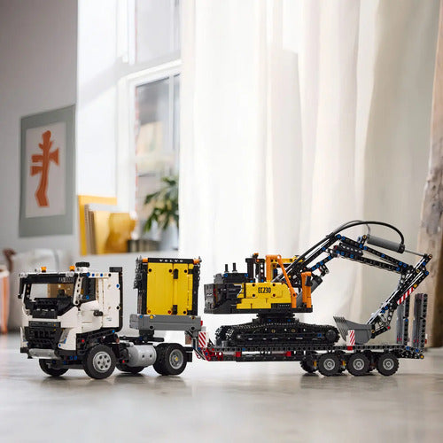 Lego Technic Camión Fmx Y Excavadora Eléctrica Volvo 42175 2274