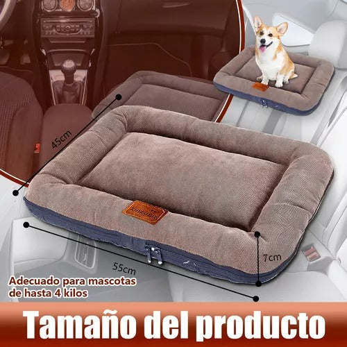 Cama Colchon Cucha Almohada Mascota Perro Ortopedico Lavable