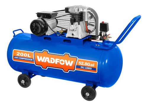 Compresor De Aire 200lt 4hp Wadfow