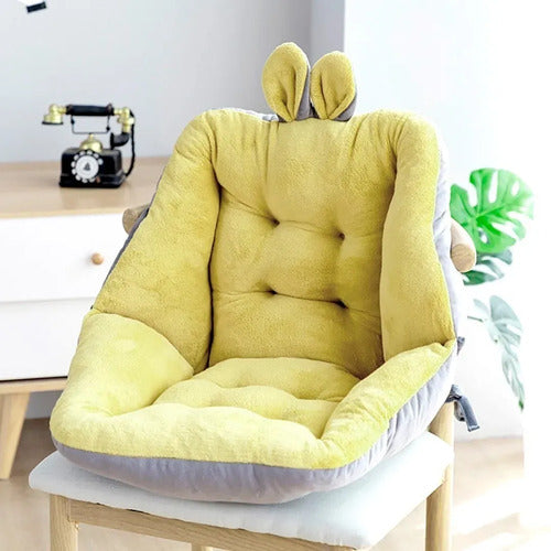 Asiento Cojin Almohadon Para Sillas Armchairs Amarillo Liso