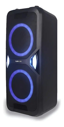 Parlante Panavox Party Tws 50w Inalámbrico Led Negro
