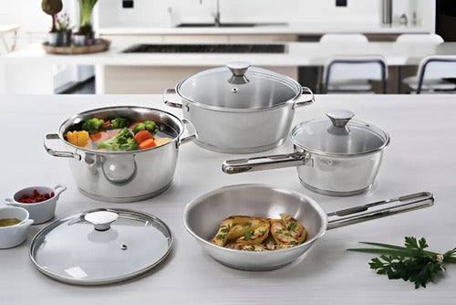 Sarten Tramontina Allegra 20cm Acero Inox 62666/200 Plateado