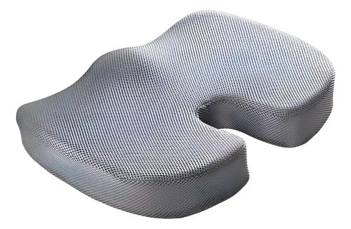Almohadon Cojin Viscoelastico Lumbar Para Asiento Noobe Blanco/celeste No