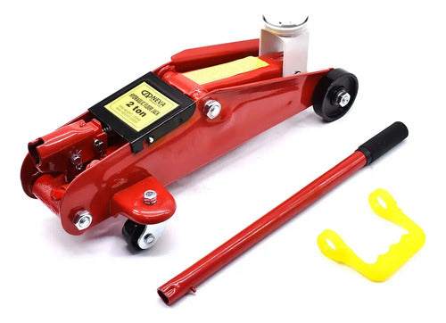 Gato De Carro 2 Toneladas Con Valija Plastica