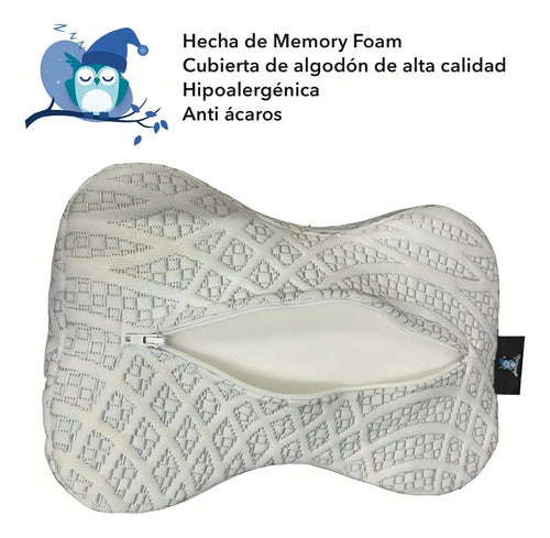 Almohada De Rodilla Pierna Ortopédica Cama Maternal Pillow® Color Blanco
