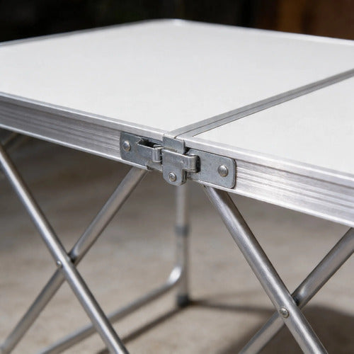 Mesa Plegable Camping Aire Libre 120x60x55cm