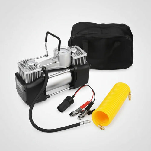 Compresor De Aire Portátil 12v 2 Cilindros
