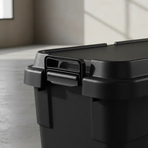 Caja Baul Plástica Multifunción Con Tapa
