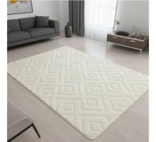 Alfombra De Área Con Relieves