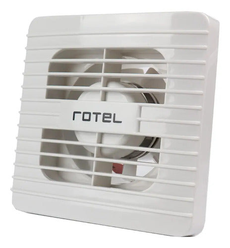 Extractor De Aire Para Baño Rotel 6 Pulgadas 20 X 20 Cm LG Color Blanco