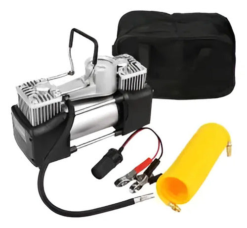 Compresor De Aire Portátil 12v 2 Cilindros