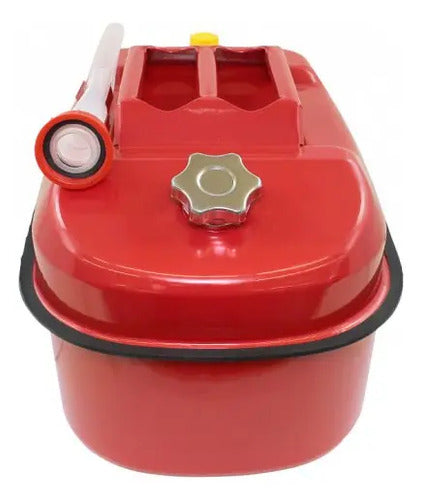 Bidon Metalico Nafta Combustible 20 L Tipo Nautico Lancha Rojo