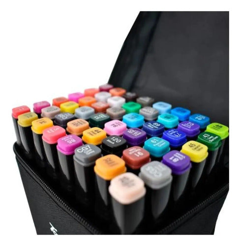 Set 48 Marcadores Colores Plumones Acrílicos Punta  Pastel