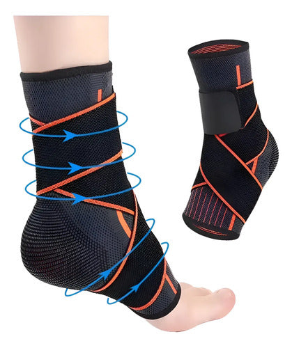 Tobillera De Ultra Compresión Lesiones Proteccion Ajustable Disponible