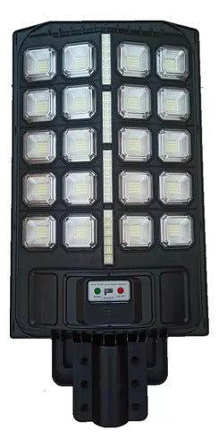 Foco Solar 400 W Exterior Jardín Luz Cálida Led Blanco Cálido