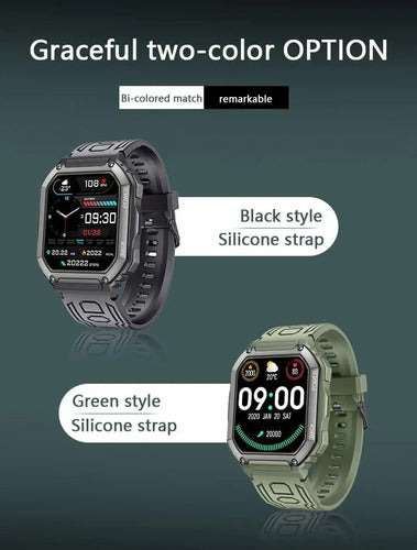 Relojes Inteligentes Smartwach Deporte 50 Sport Negro Deportivo Gris