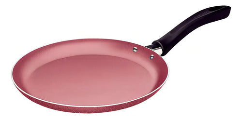 Juego De Batería De Cocina Tramontina 10 Piezas Linz Rosa