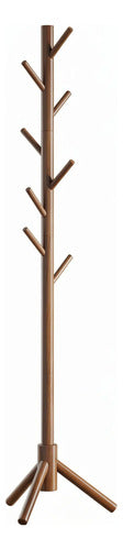 Perchero De Madera Arbol 8 Ganchos Disponible