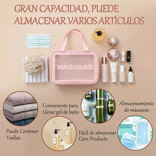 Pack X6 Bolso De Viaje Cosmetiquero Nececer Premium