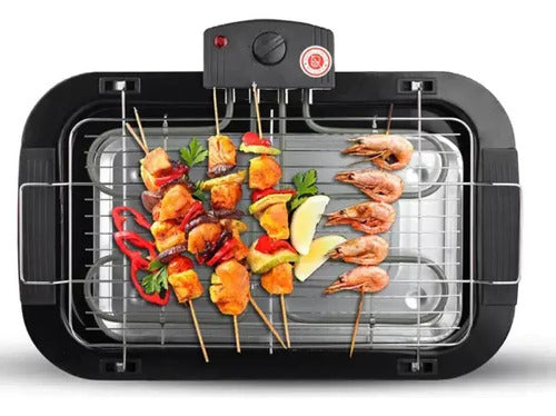 Parrilla Electrica Taurus Carne Verduras Pescado Color Negro