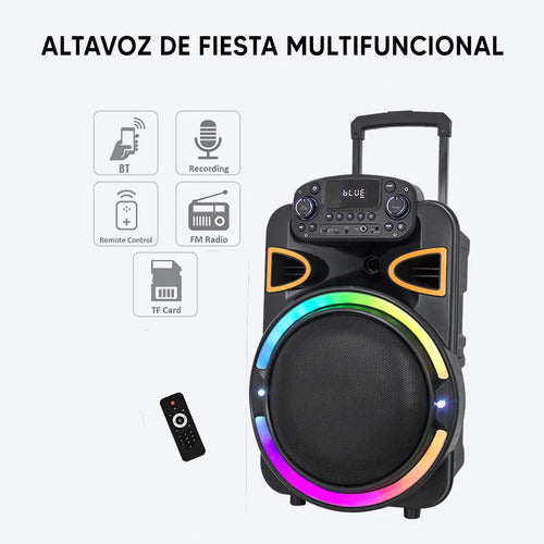 Parlante Xion Sd114 Led Bluetooth 12   5000w A Bateria