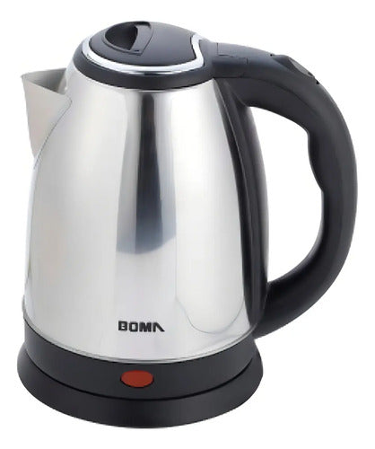 Hervidor Eléctrico Boma 2l 1500w Acero Inoxidable Corte Automático Plateado