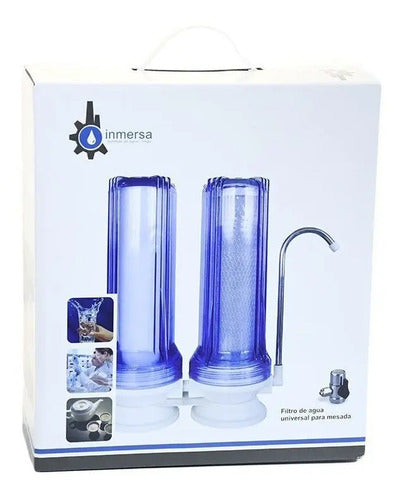 Filtro Purificador De Agua Para Canilla Fácil Colocación Blanco