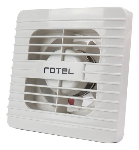 Extractor De Aire Para Baño Silencioso 15x15 Cm Rotel Blanco