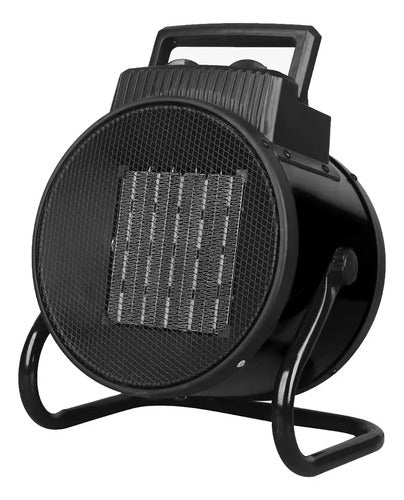 Cañón De Aire Caliente Rotel 1000w-2000w Frío/calor 2 Niveles Negro