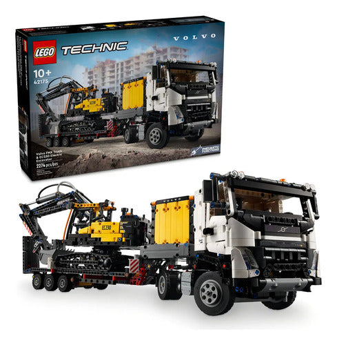 Lego Technic Camión Fmx Y Excavadora Eléctrica Volvo 42175 2274