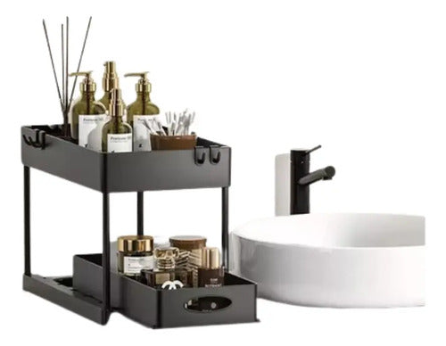 Organizador Deslizante Almacenamiento Orden Cocina Baño