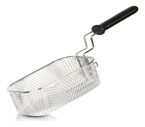 Freidora Eléctrica Raf R.5219 De 3.5l 2000w Fryer Negro 60hz Gris
