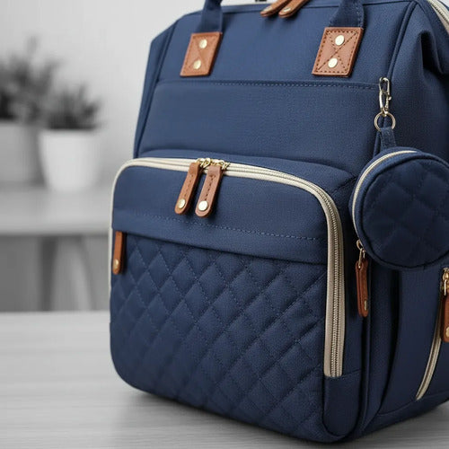Mochila Maternal Convertible Con Cambiador Disponible Oxford