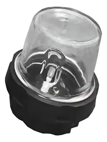Licuadora 2 En 1 Jarra Vidrio + Molinillo Hoffman 800w 1.5lt Transparente