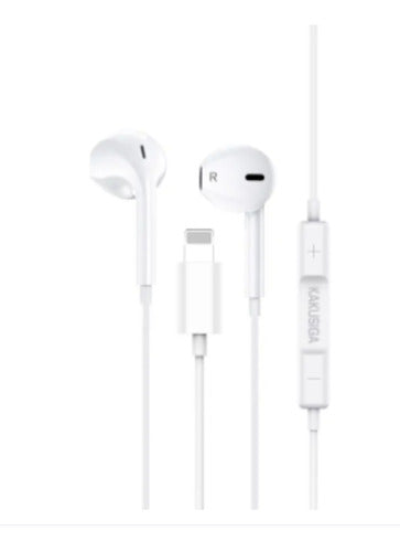 Auriculares iPhone Con Cable Microfono 1.2mlargo Lightning