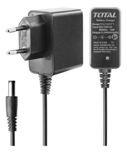 Cargador De Batería Litio, Para Baterías Total S12 De 12v