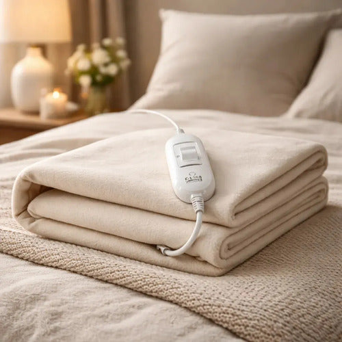 Calienta Cama Manta Eléctrica Bronx Para Cama De 1 Plaza Con 3 Niveles De Temperatura