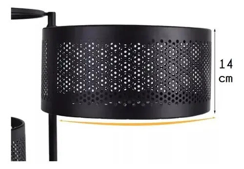 Organizador Multiuso 4 Canastos Giratorios Cocina Baño Negro