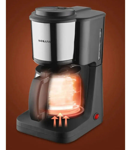 Cafetera Eléctrica Con Jarra 9 Tazas Color Negro Negro