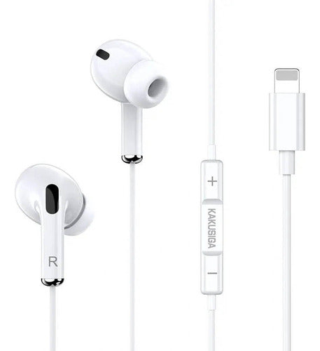 Auriculares Con Cable Para iPhone Lighting Manos Libres