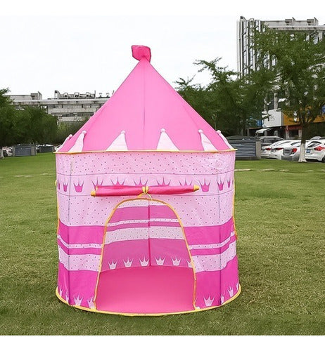 Carpa Castillo Niña Y Niño Infantil Juegos Juguetes Rosa