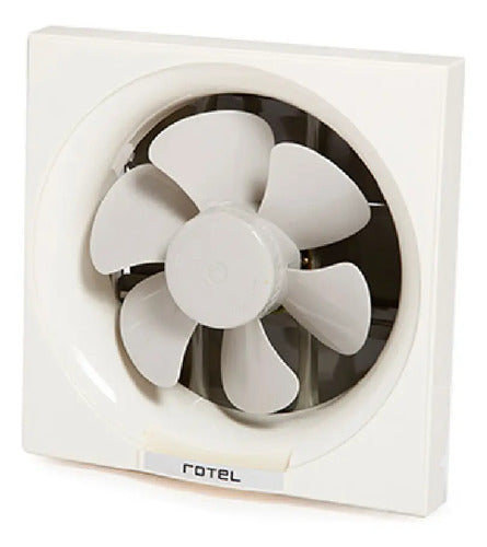 Extractor De Aire Cuadrado Rotel 12 Pulgadas 40 X 40 Cm LG Color Blanco