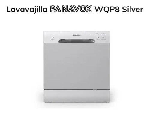 Lavavajillas Panavox Wqp8 Silver 8 Servicios Gris Oscuro Gris Oscuro
