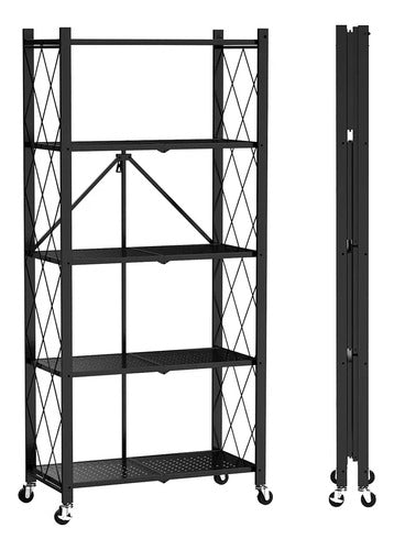 Estante Rack Plegable Oem I-esp02 Metalico 5 Repisas Anaquel